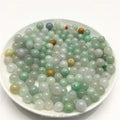 Jade Beads Loose Beads Grade a Burmese Jade Colored Waxy Jade Small 7.5-8MM