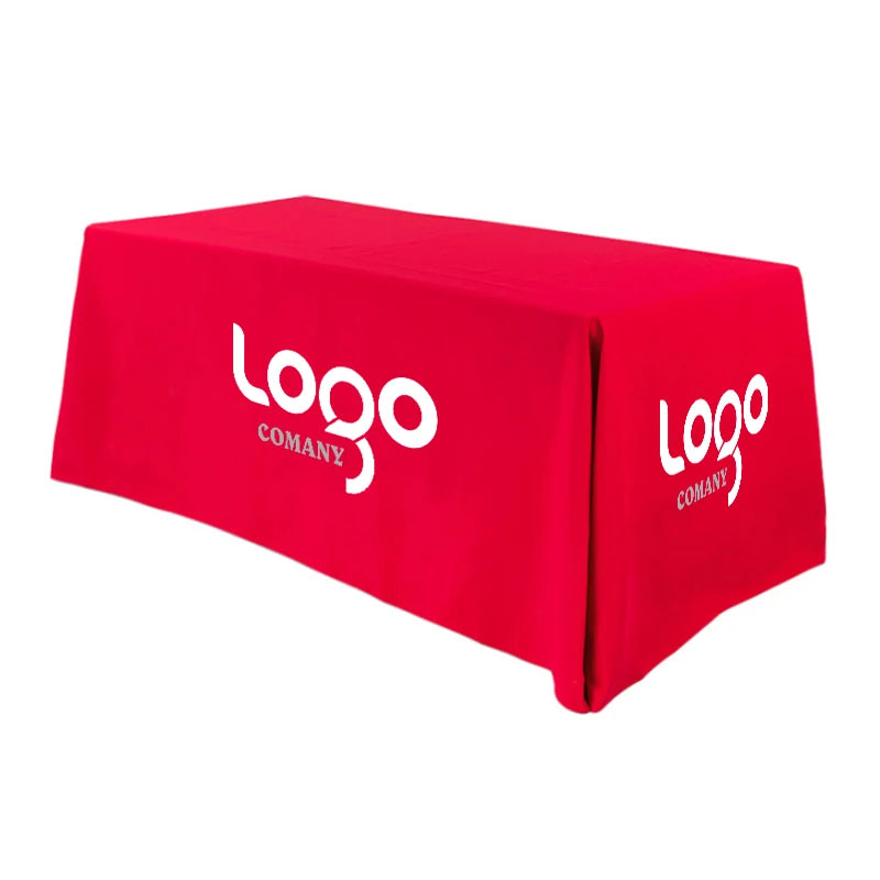Custom Logo Table Banner Printing Service Satin Silk Velvet Tablecloth Fast One-Piece Drawstring for Jewelry & Gift Industries