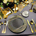 PS Dinner Plate Wholesale Party Table Decorative Underplates 13 Inch Gold clear Chargers Plates Wedding