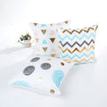 custom gold sublimation pillow cases cushion cover