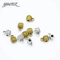 YuenZ 2 Colour Antique Silver Color Big Hole Beads Fit Metal Zinc Alloy DIY Beads Charm for Bracelets 9*6*5mm R219