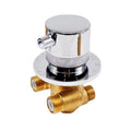 Bathroom Thermostatic Valve Household Solar Water Heater Water Mixing Valve Bathtub Faucet Temperature Control Switch Copper