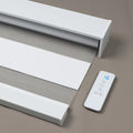 Custom High Quality Electric Smart Home Remote Control Rechargeable Battery Powered Motorized Zebra Roller Blinds for Windows