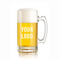 Custom Logo 16oz Beer Mug Glass 450ml Durable Barware with Big Handle