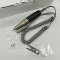 UP200 Professional Nail Drill Machine 20000 RPM Electric File Plastic Tapered Shape with Gold Color Drill Handle