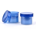 Wholesale 50g PET Luxury Empty Plastic Cosmetic Container Makeup Jar Double Wall Face Body Cream Jar with Lid