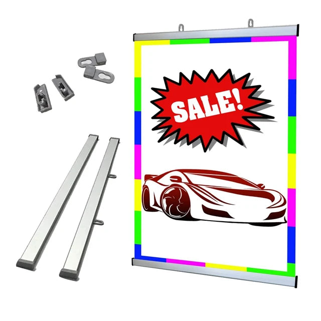 Hanging Poster Banner Double Print Advertising Vinyl Banner Outdoor Indoor Ceiling Hanging Banner