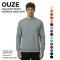 High Quality 250gsm Tee Custom logo Wholesale Cotton Solid Color Men's Long Sleeve T-shirt Loose Thick Base Tshirt for Men