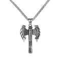 Popular Products Fine Jewelry Viking axe Stainless Steel Pendant Men Necklace