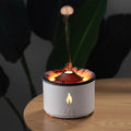 New Creative Volcano Electric Aroma Essential Oil Diffuser with Flame Lamp for Office Home Car Hotel Dropshipping