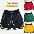 Rainbow Spray Summer New Style Men's Mesh Sports Basketball Shorts Gym Running Train Breathable Fitness Track Shorts for Men