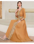 Dubai Muslim Women Abayas Ramadan Islamic Elegant Arab Middle East Embroidery Ethnic Style Morocan Abaya Muslim Dress