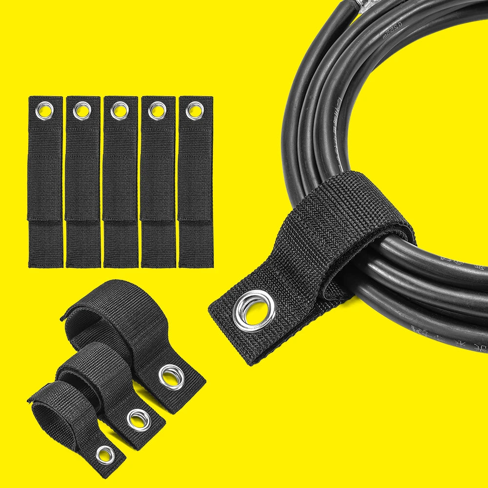 Factory Hot Sale Custom Logo Heavy Duty Storage Strap Hook and Loop Carrying Strap for Organizing Cords Hoses Rope