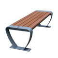 Outdoor Furniture Simple Modern Backless Wooden Bench Public Park Antiseptic Wood Bench Seating Outside Garden Patio Seat Bench