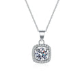 Dreamshow Fashion Jewelry Moissanite Jewelry Shining VVS Diamond Silver 925 Jewelry Moissanite Necklace Women