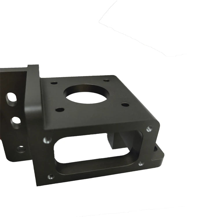 Aluminium Parts Black Hard Anodized  Bearing or Motor CNC Customized Precision Machining  Stainless Steel Bracket