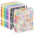 2 Inch Alphabet Stickers Multicolor Notebook Handbook Decorative Alphanumeric Stickers