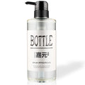 Custom Push Pump Head Body Milk Bottle 250ml PET Clear Plastic Flat Shoulder Lotion Bottle
