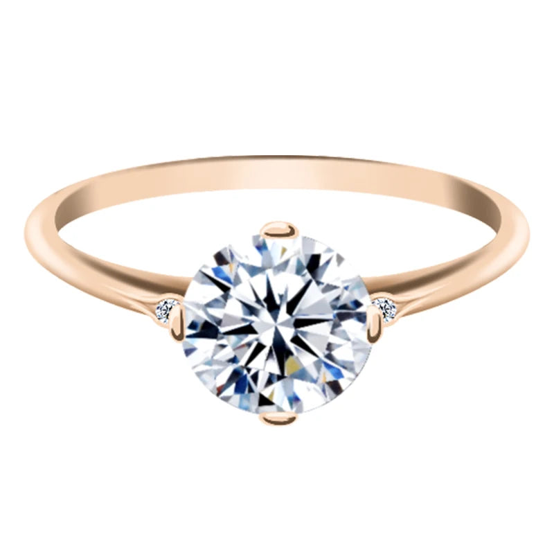 Lab Grown Diamond Ring for Wedding & Party 10k 14k 18k White Yellow Rose Gold Jewelry Rings IGI Certified
