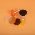 100ml & 140ml Clear PET Plastic Bottles With Aluminum Lids for Food Packaging of Cookies Candies Snacks Sugar