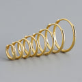 Custom 925 Sterling Silver Hoop Earrings for Women Gold Plated Minimalist Fashion Accessories Trendy Simple Style for Weddings