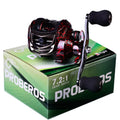 18+1BB Baitcasting Fishing Reel 7.2:1 High Speed Bait Casting Reel Waterproof Metal Spool With Magnetic Brake System