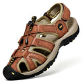 Summer Sports Sandal Closed Toe Beach Trekking Shoes for Man Outdoor Large Size Leather Hiking Sandals