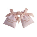 Small Pink Luxury Velvet Drawstring Pouch 7x9cm Wedding Gift Bags with Silk for Storing Jewelry