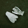 Huiying Polished Angel Hand Carved clear Quartz 1.5 Inch Carving Sculptures Crafts
