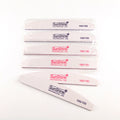 Nail File Single Piece OPP Half Moon Shapes Finger Disposable Customized Printed Logo Manicure Nail File