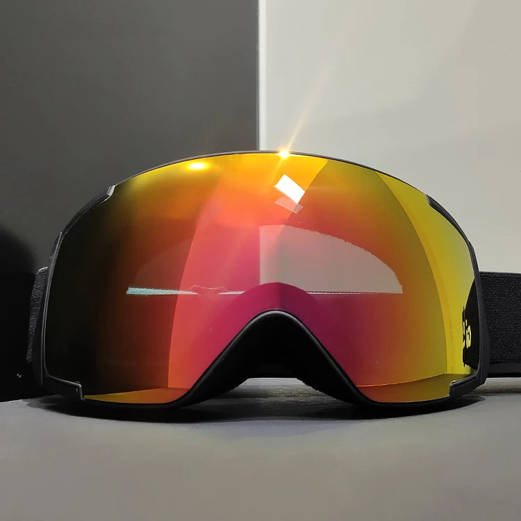Yijia Optical OEM Custom Anti Fog Ski Glasses Straps Lens Ski Goggles UV400 Protection Ski Glasses Sport Snow Board Eyewear