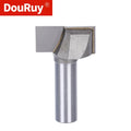 DouRuy 6/8/12.7mm Cleaning Bottom Milling Cutter for Wood Engraving Slotting CNC Carbide Router Bits Woodworking Tools