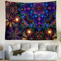 Sun Moon Tapestry Vintage Boho Tapestries Wall Hanging with Sunflowers Moth Constellation Aesthetic for Bedroom Dorm Living Room MegaBDM