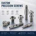 Custom CNC Precision Screws Stainless Steel Titanium Aluminum Fasteners OEM Machined Socket Head Threaded Screws for Industrial