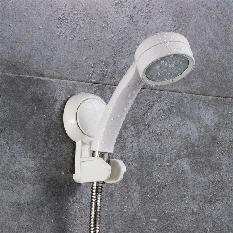 TAILI Shower Suction Cup Plastic Storage Holder Super Suction Cup Shower Head Holder Shower Holder for Bathroom Hotel Bathhouse