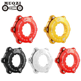 MUQZI Centerlock Adapter to 6-Bolt Disc Brake Rotor Bicycle Disc Brake Center Lock Conversion 6 Bolt Rotors Bike Hub Adapter