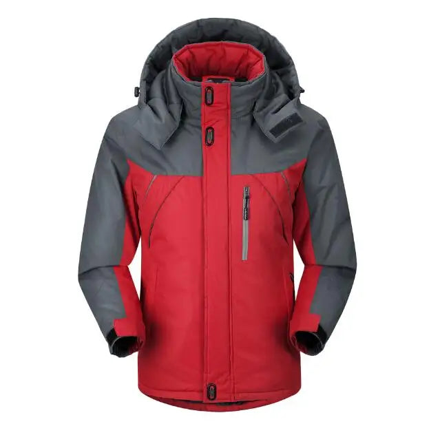 Outdoor Jacket Men's Winter Windproof Waterproof Thickened Padded Casual Sports Breathable Mountaineering Clothing