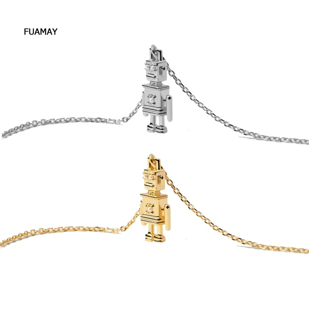 FUAMAY Fine Jewelry Tarnish-Free Robert Chokers Necklacesfor Women Gold Link Chain for Parties and Anniversaries