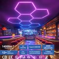 Hot Product Color Changeable Rgb Hexagonal Working Light Hotel Stage Party Night Club Led Lights