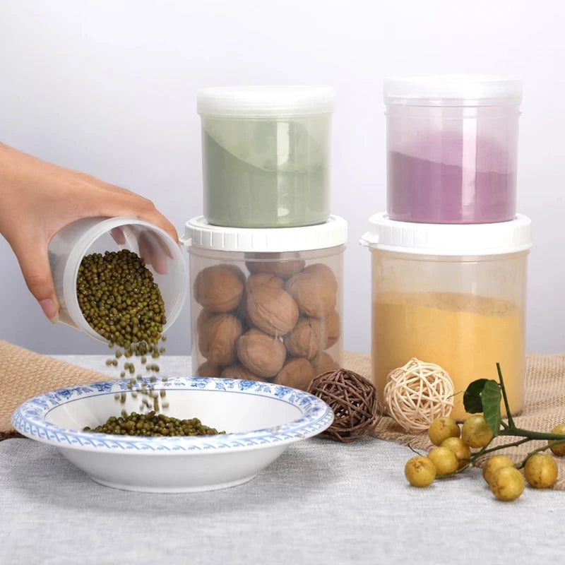 Empty  Food Grade  300ml Plastic Jar for Cosmetic Cream Makeup Leakproof Container