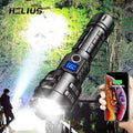 Super Bright 5 Modes LED Flashlight for Outdoor Adventure Tactical Torch Safety Hammer Design Built-in Battery Aluminum Alloy