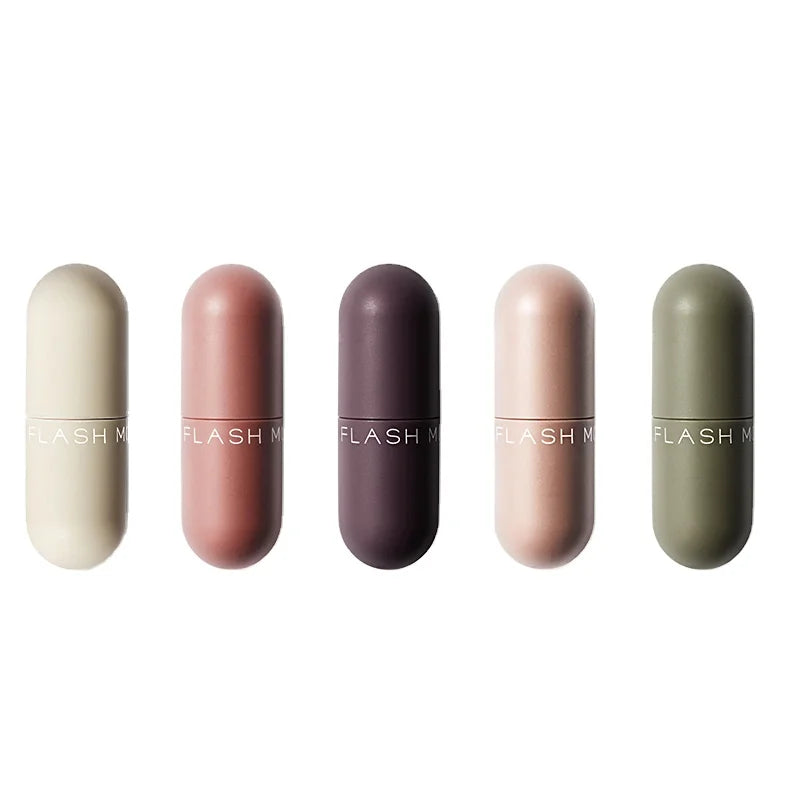 Wholesale Custom logo OEM Lip Makeup Mini Pocket Capsule Matte Velvet Finish Lipstick Set