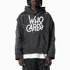 OEM Men Vintage Custom Blank Stone Washed Distressed Printed Hoodies Sweatshirts