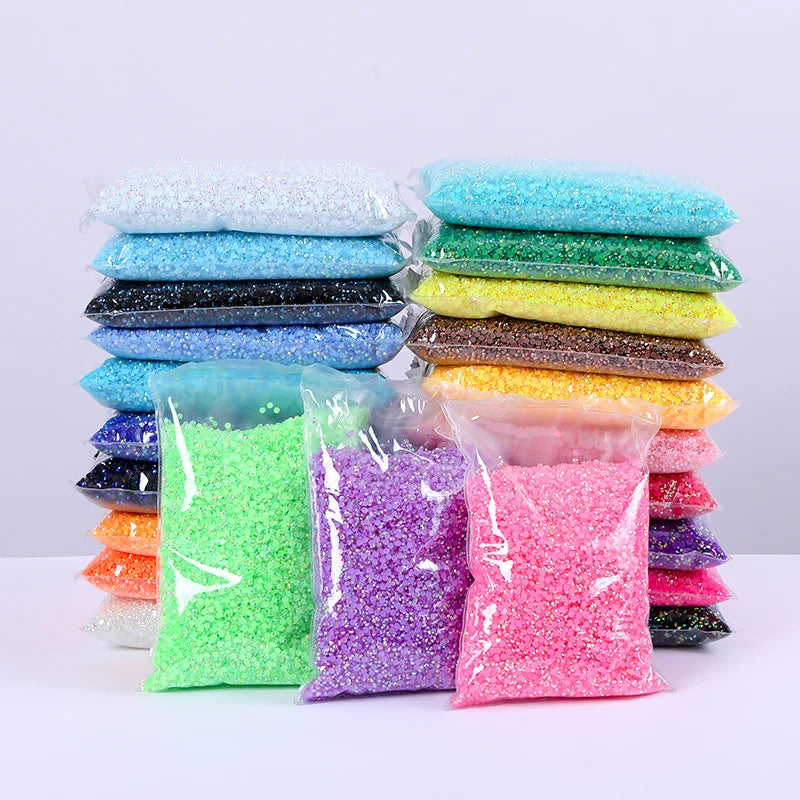 Wholesale Flatback Resin Rhinestones Nail Polish Rhinestones Color DIY Jelly AB 14 Cut