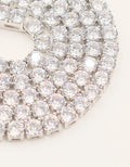 Cheapest Price Stylish Fine Jewelry Hip Hop 925 Sterling Silver 4mm VVS Moissanites Diamond Necklace Moissanite Tennis Chain