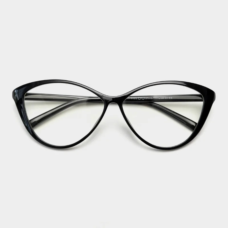 2025 TR90 Light Cat Eye Nearsighted Eyeglasses Frames for Women Ins Vintage Anti Blue Light Frame
