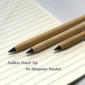 2024 New Eco Friendly Bamboo Endless Inkless Eternal Pencil
