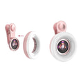 HD Macro Lens Photography Fill Light for Eyelash Extensions 15x Macro Lens Eyelash Makeup Beauty Clip Ring Light