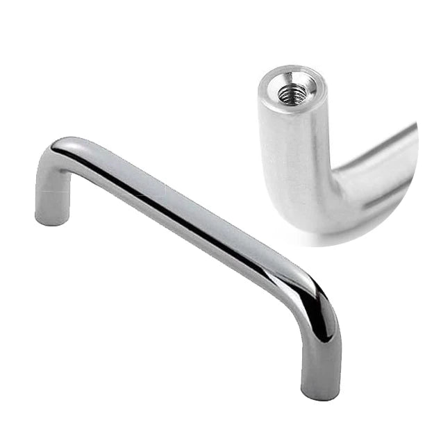 LS511 304 Stainless Steel Pull 120mm Long Door Pull Handle Iron Industrial Freezer Door Handle