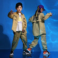 Boys' -hop Outfits Girls' Jazz Catwalk Handsome Hlphop Girls' Hop Chic